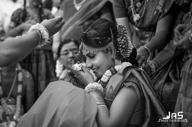 Happy bride after wedding moment by jas world