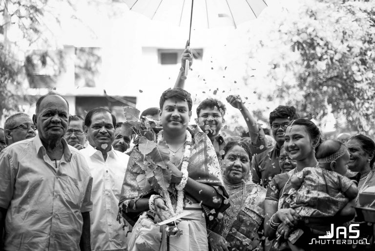 Groom entry for his wedding by jas world